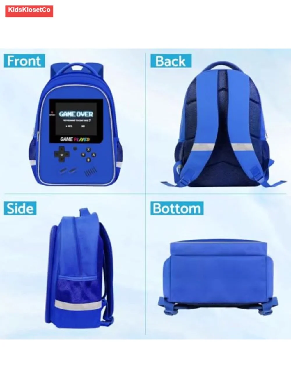 Gamer Boys Backpack for School Kids Teens - 17 Inch